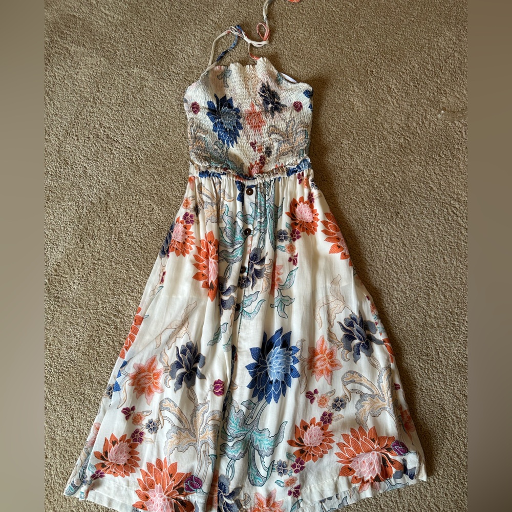 Minkpink halter dress with flowers from REVOLVE.